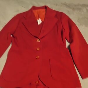 1970s Tami Women's Red Blazer And Pants